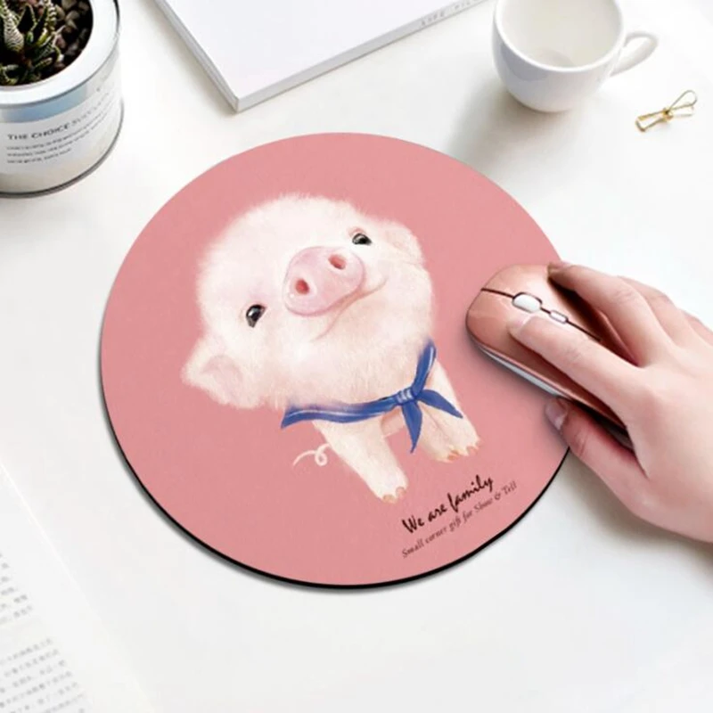 

DOKLY Round mouse pad working and gaming Casual style mouse mat scenery diameter 200mm speed version mouse mat C1