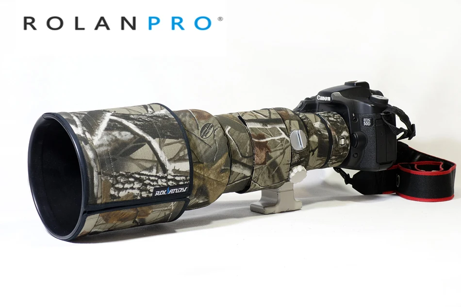 Линзы rolanpro камуфляжное пальто дождевик для Canon EF 300 мм f/2 8 L USM защитный рукав чехол