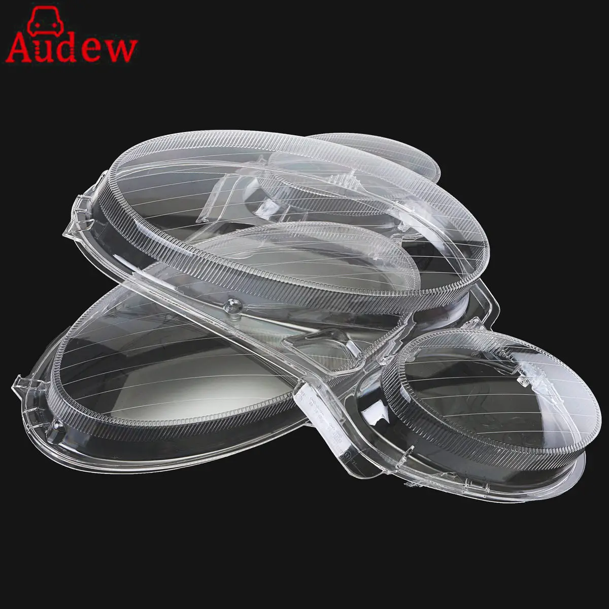 2Pcs Car Headlight Fog Light Lens Clear Lens Headlamp Cover For Mercedes for Benz E CLASS