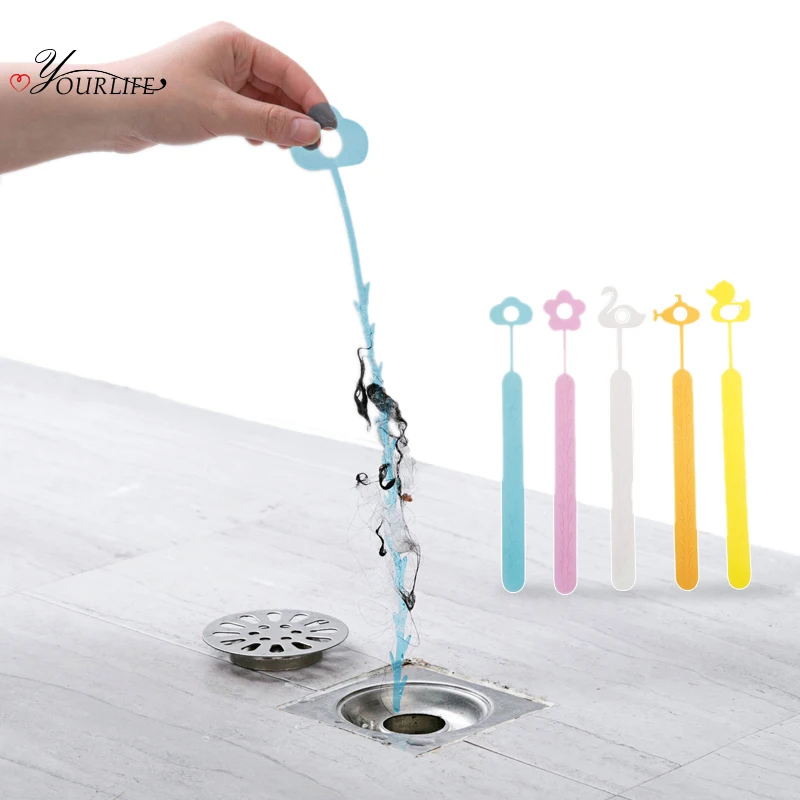 

OYOURLIFE 5pcs/set Kitchen Anti Clogging Sink Drian Outlet Filter Bathroom Hair Sewer Strainer Floor Hair Removal Cleaning Tool