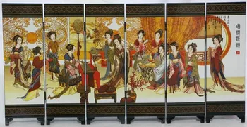 

Furnishing beauty articles lacquer process small screen with Chinese characteristics