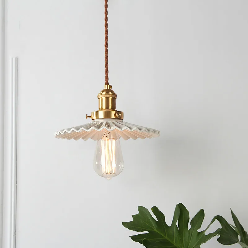 

Eusolis Pendant Lights Lampshade Lighting Vintage Suspension Luminaire Restaurant Bar Droplight Bedroom Lamp Corridor Door Porch
