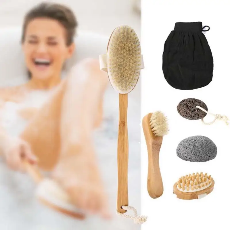 7pcs Body Cleaning Tool Set Comfortable Body Massage Callus Removal