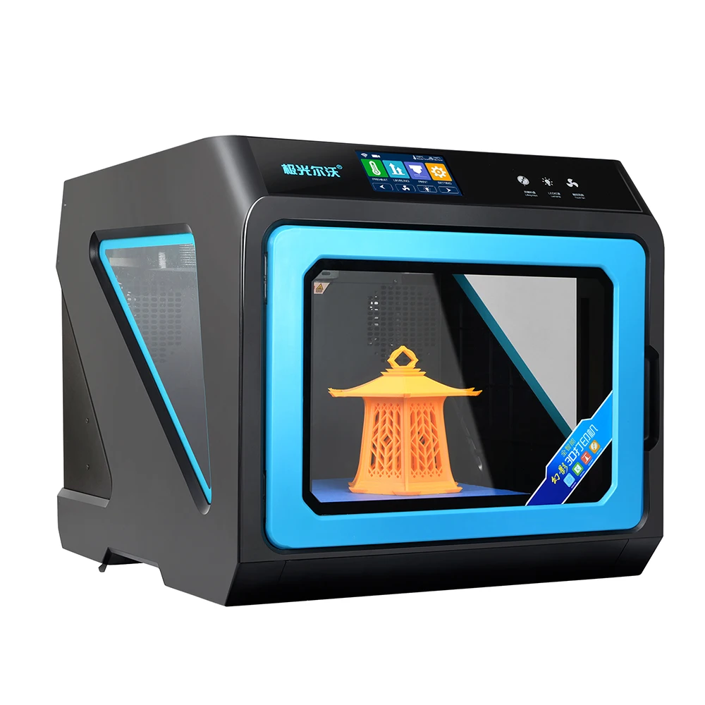 

JGAURORA A7 3D Printer Desktop Intelligent Multi-functional Smart 3D printing High Precision HD 4.3 Inch Touch Screen Support