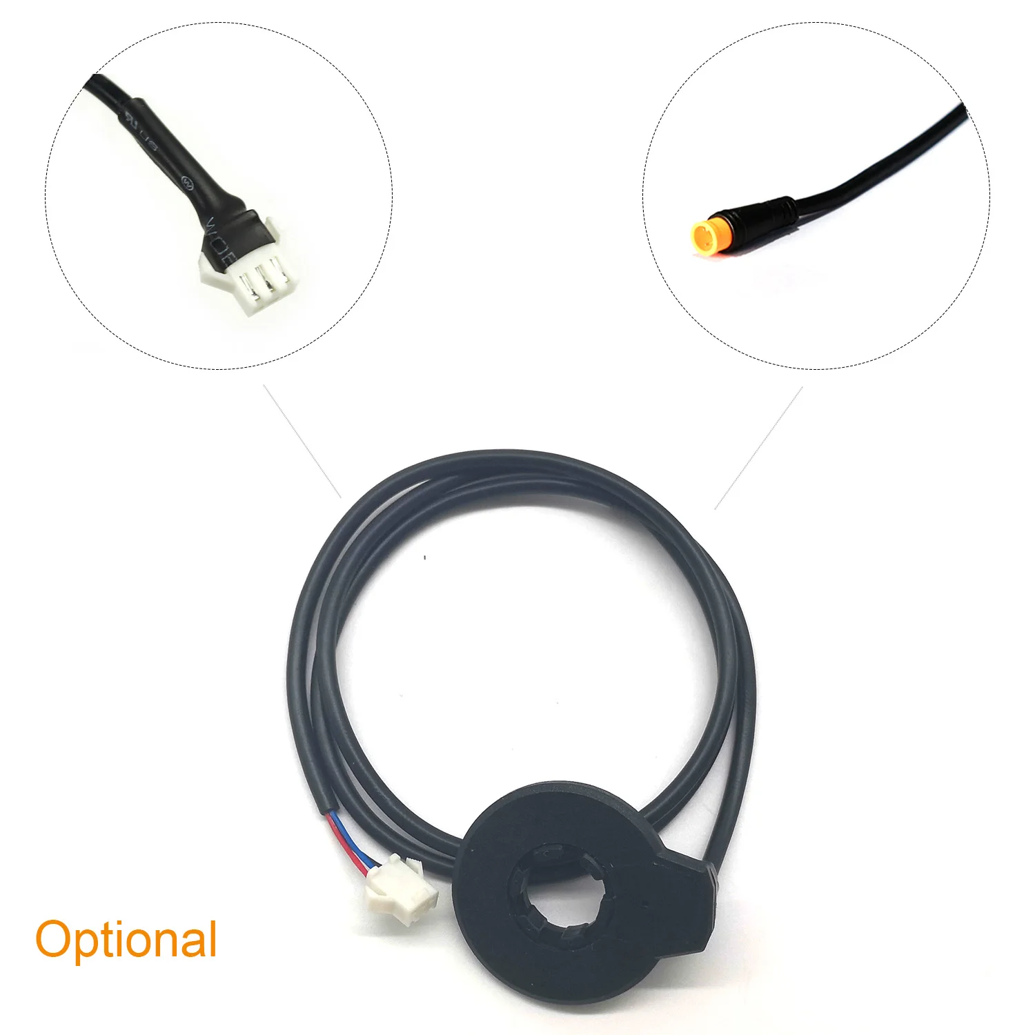 Sale okfeet  PAS Sensor 12 Magents Pedal Assistant Sensor Ultra thin CDV12L_B Electric Bikes Conversion Kit Parts Faster Response 3