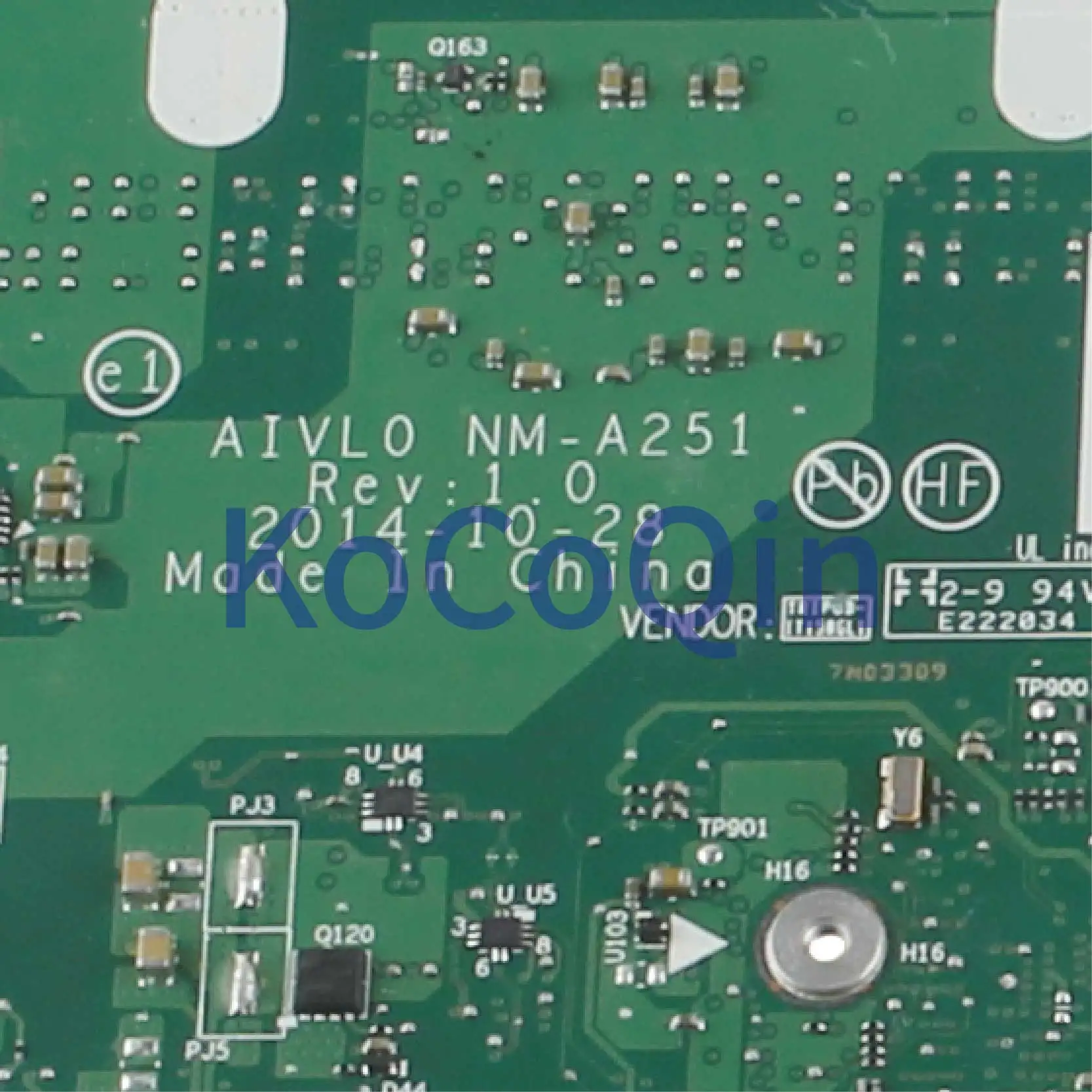 Kocoqin Placa-mãe do Portátil para Lenovo Thinkpad T450 I75600u Mainboard Aivl0 Nm-a251 00hn531 - Imagem 4