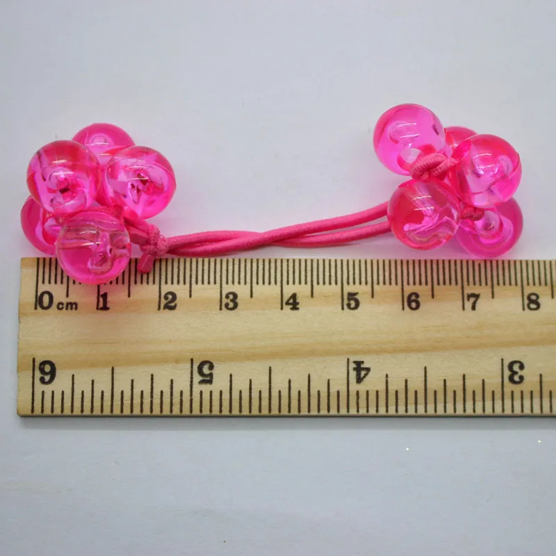 Murah Grosir Modis 8 Pcs Elastis Rambut Band Manik manik Bunga Karet Gelang Anak anak Scrunchies untuk Anak Perempuan Aksesoris Rambut