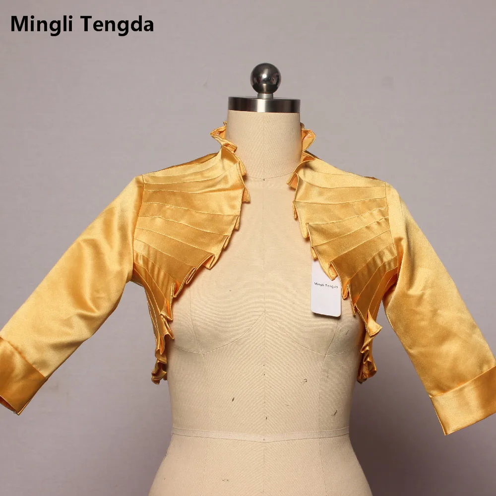 Женская свадебная куртка Mingli Tengda темно синяя пятнистая накидка с рукавом 3/4 и