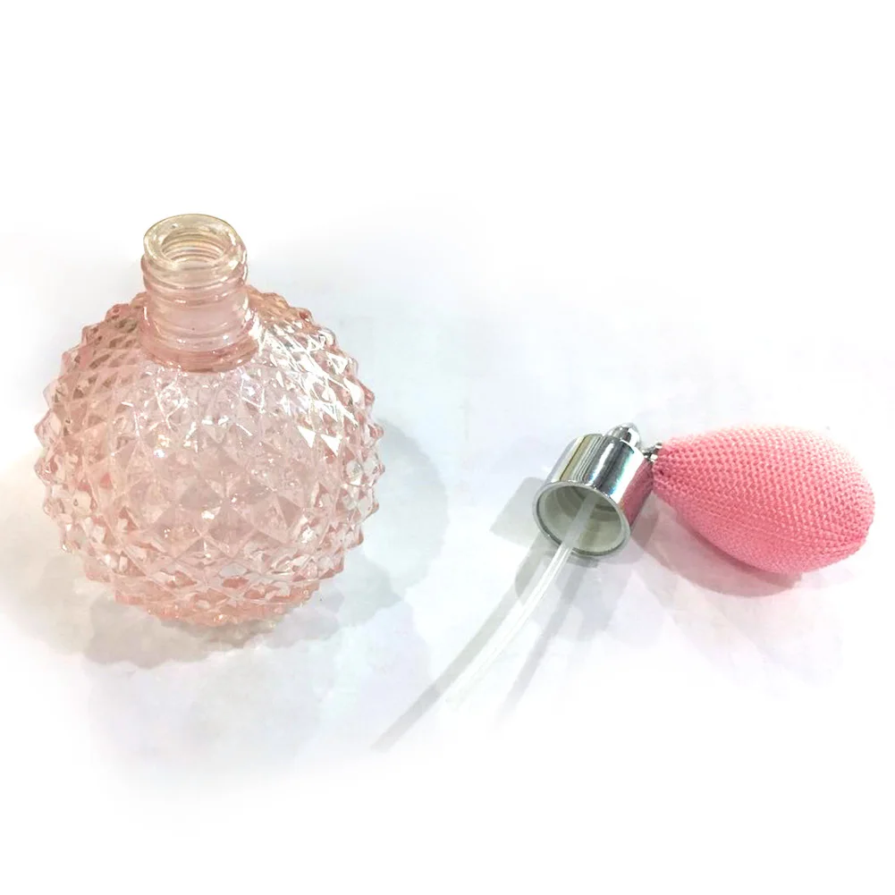 

2017 100ml Women Perfume Bottle Short Spray Atomizer Refillable Empty Glass Bottles Fastshipping WH998