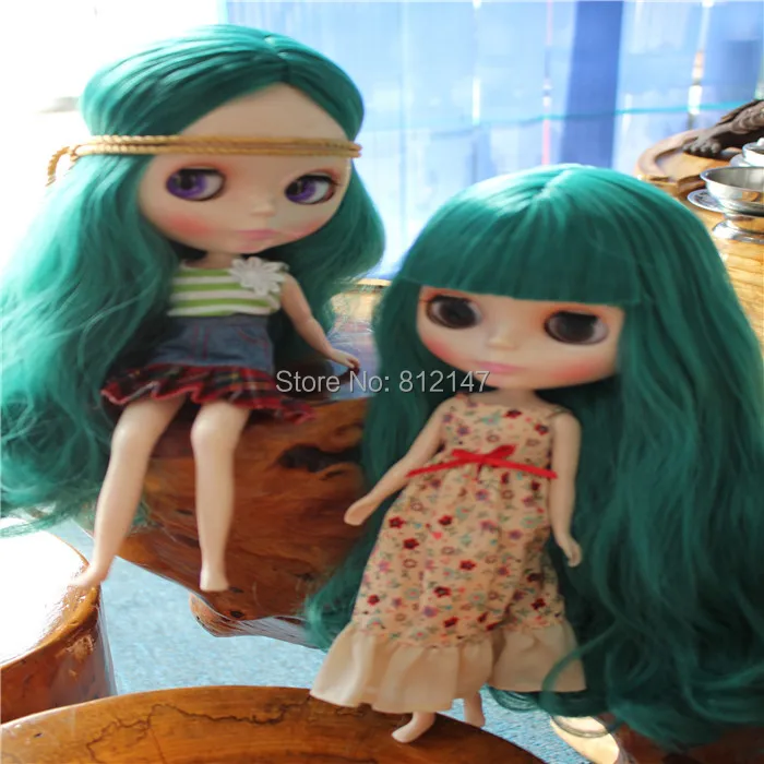 Телесный цвет blyth кукла(зеленые волосы