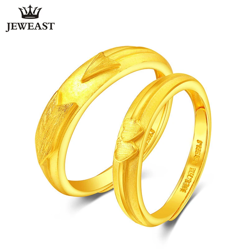 

XXX 24K Pure Gold Ring Real AU 999 Solid Gold Rings Lover's Beautiful Romantic Upscale Trendy Classic Fine Jewelry Hot Sell New