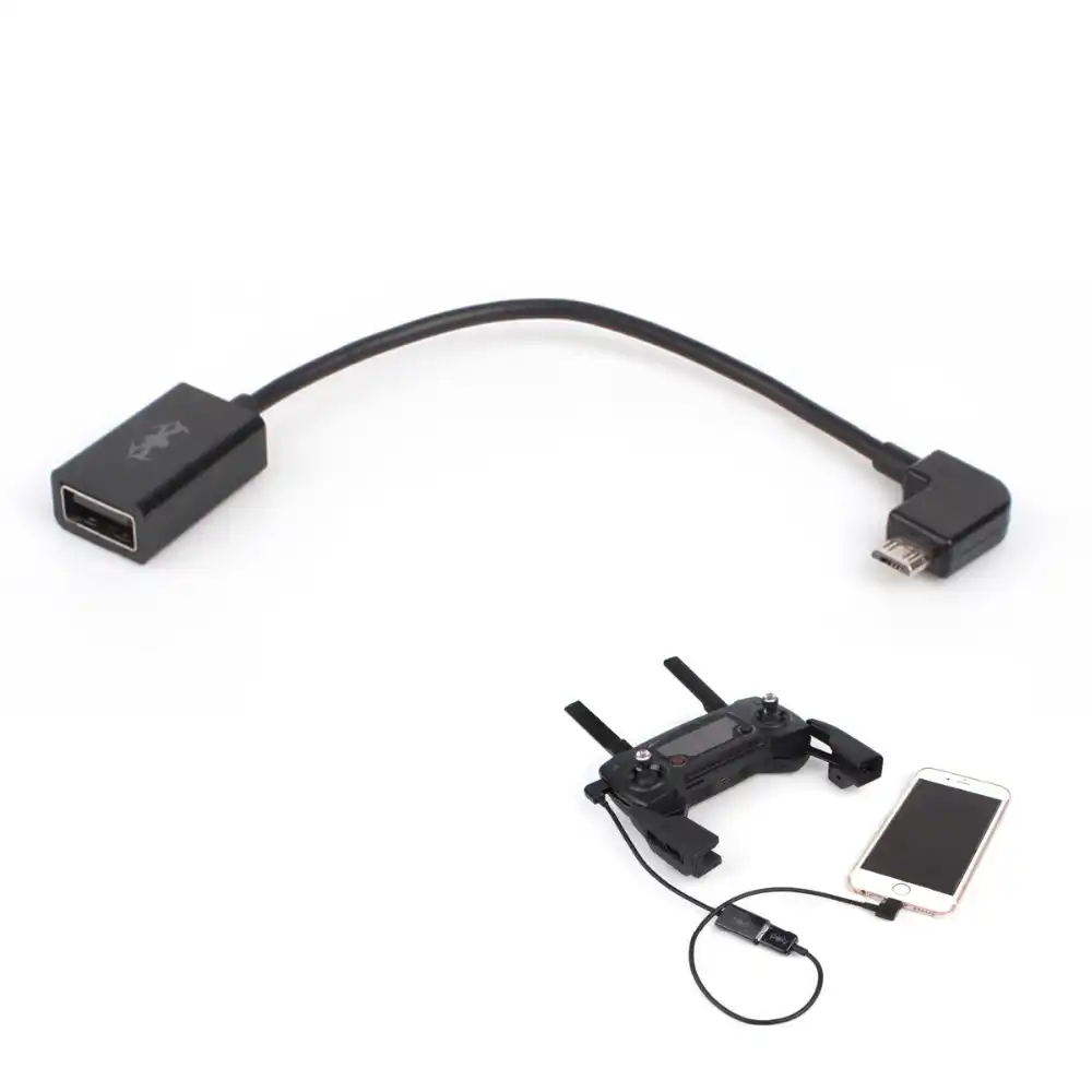 Lightning USB Преобразование данных Смарт настенный переключатель пульт дистанционного управления кабельный разъем для DJI Mavic Pro & SPARK Drone аксессуары - изображение