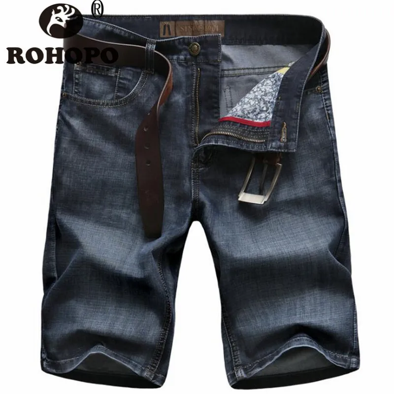 

New Design Male Brands Denim Shorts Summer Man Field Active Short Sportswear Straight Man Denim Casual Short Jeans Knee Length