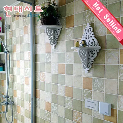 Pvc mosaico wall sticker, carta da parati autoadesiva per cucina e ... Pvc mosaico wall sticker, carta da parati autoadesiva per cucina e ...