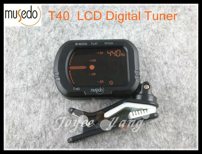 MUSEDO T-40  LCD Clip-On Digital Guitar Tuner Guit...