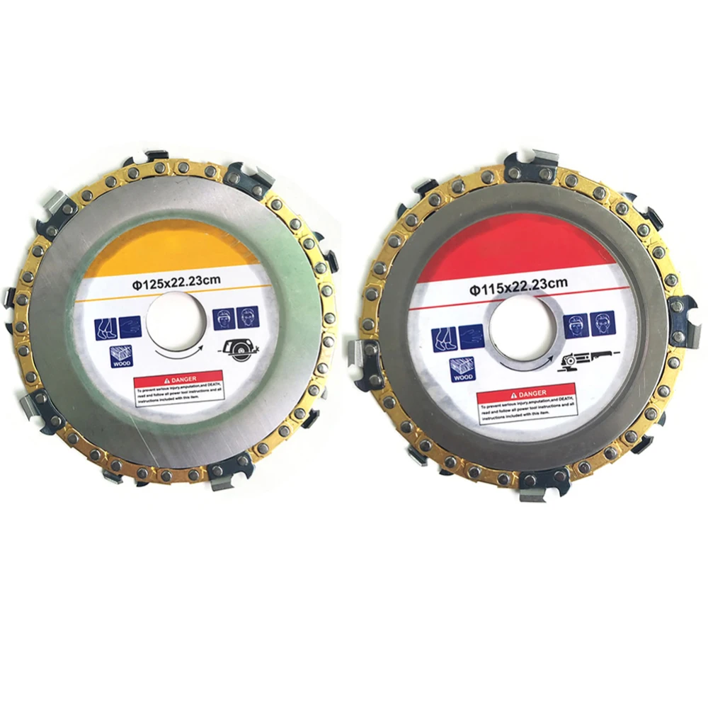 5 дюймов шлифовальный диск и цепи 14 зуб тонкой абразивные отрезные пилы цепи для 115/125x22,23 мм угловой шлифователь
