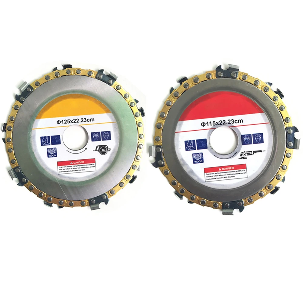 115/125mm Grinder Curved Work Cutting Tools Carbide Grinder Disc Angle Grinder Chain Saw Disc Blade Wood Carving Disc For Angle