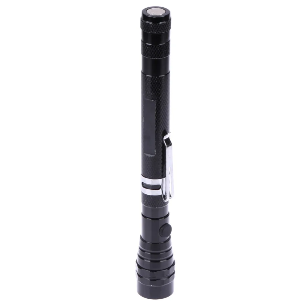 

mini led flashlight Telescopic 360 Degree Flexible Head 3 LED MINI Torch Flashlight Magnetic Pick UpTool Lamp Light Outdoor EA14