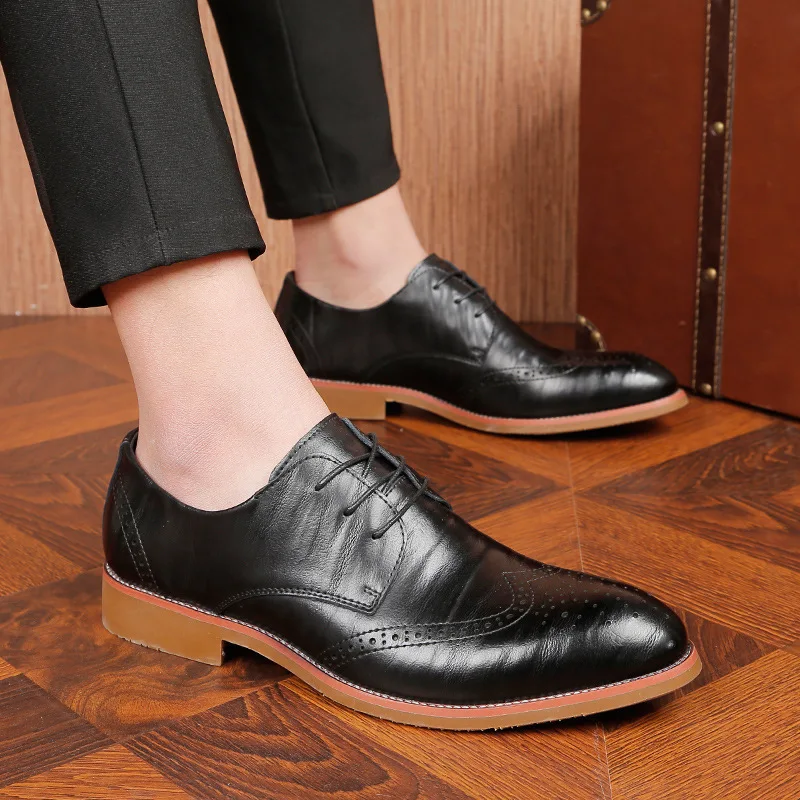 

Summer Leather Genuine Leather Man Dress Business England Male Fashion Hot Selling Men Shoes Leather Dress Leather Shoes