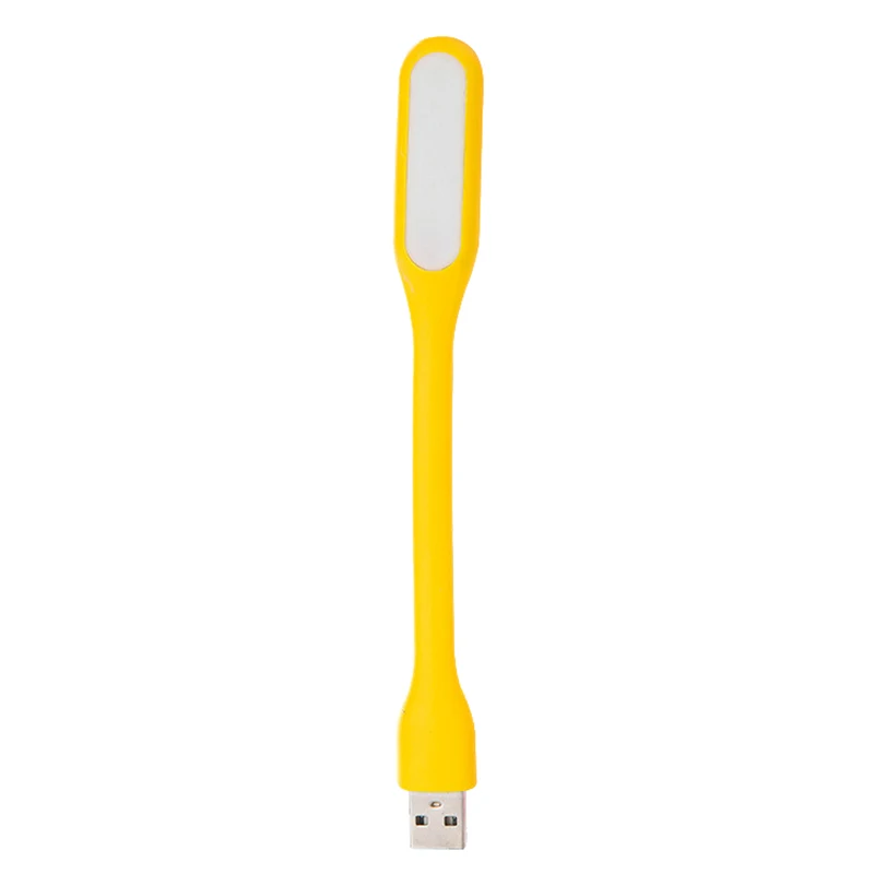Креативный USB гибкий светильник, портативный мини Супер яркий USB светодиодный светильник, светильник для чтения книг, светильник для мобильных устройств, компьютера, ноутбука - Испускаемый цвет: yellow
