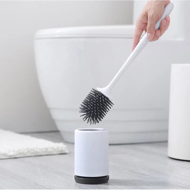 Toilet cleaning brush Floor standing or wall mounted Simple with base