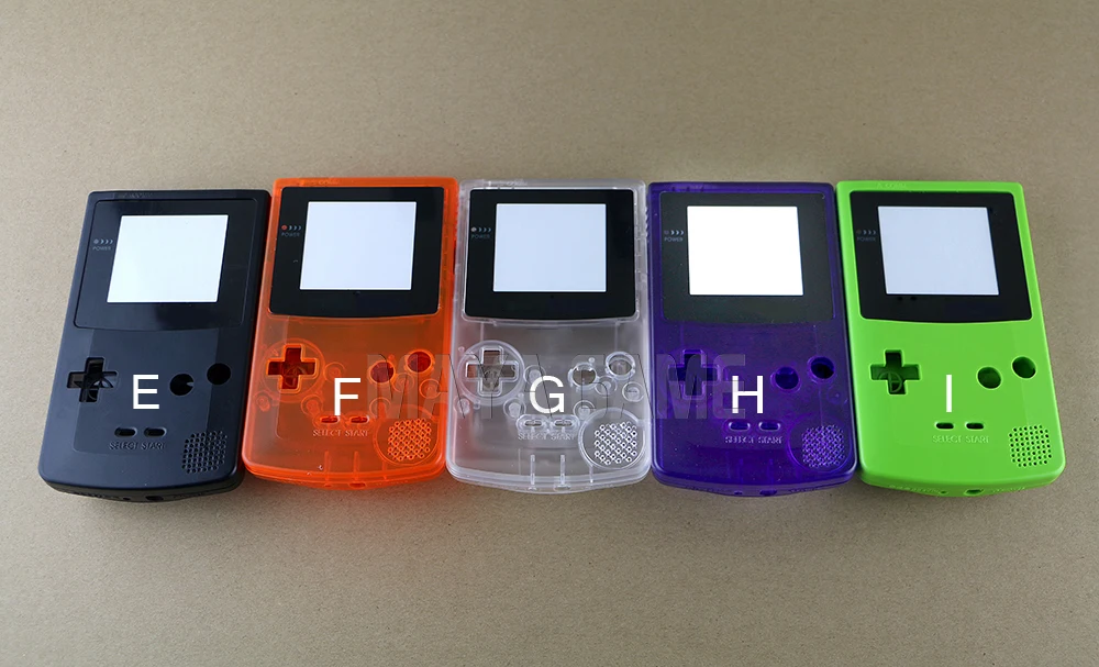 5 видов цветов цветное покрытие на весь Корпус оболочка для консоль Nintendo GBC чехол
