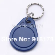 100 шт./пакет RFID брелоков кольцо 125 кГц близость ABS ID Ключевые теги для контроля доступа с TK4100/EM 4100 чип