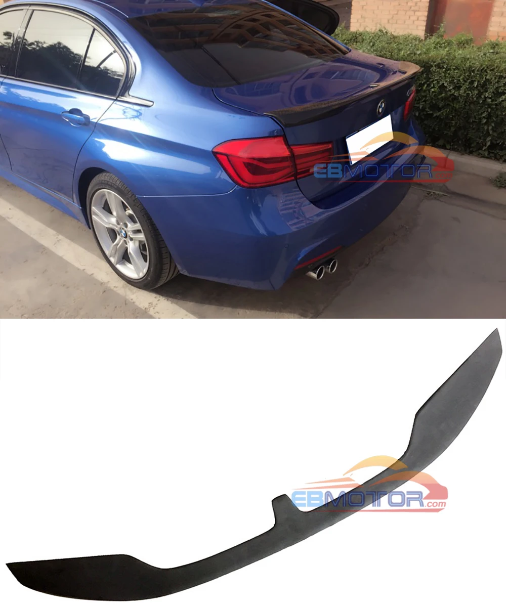 ebmotor-com KT style rear trunk lip spoiler for BMW 3-series F30 Sedan 2012UP 1