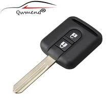 2 кнопки сменный автомобильный брелок для Nissan Qashqai Navara Micra NV200 Patrol Y61 2002-2016 Автомобильный ключ оболочка