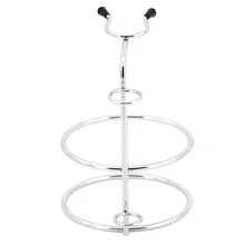 Безопасная подставка для бритья из сплава для мужчин, держатель для бритвенной щетки, Классическая подставка с двойным краем, держатель для бритвенной щетки, инструмент