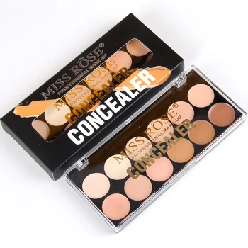 

12 Color Concealer Palette Nude Contour Cream Acne Spot Dark Circles Cover Face Foundation Brighten Pigment Cosmetic Makeup Tool