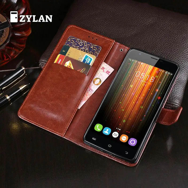 

ZYLAN for Oukitel U7 Plus Case Flip Wallet Cover Leather Case For Oukitel U7Plus Phone Bags for Oukitel U 7 Plus & FREE GIFT