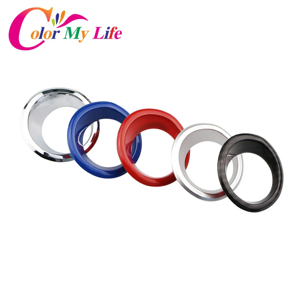 

Color My Life Car Chrome Ignition Switch Key Decoration Ring Circle Trim Sticker for Jeep Compass 2017 2018 Renegade 2015 - 2018