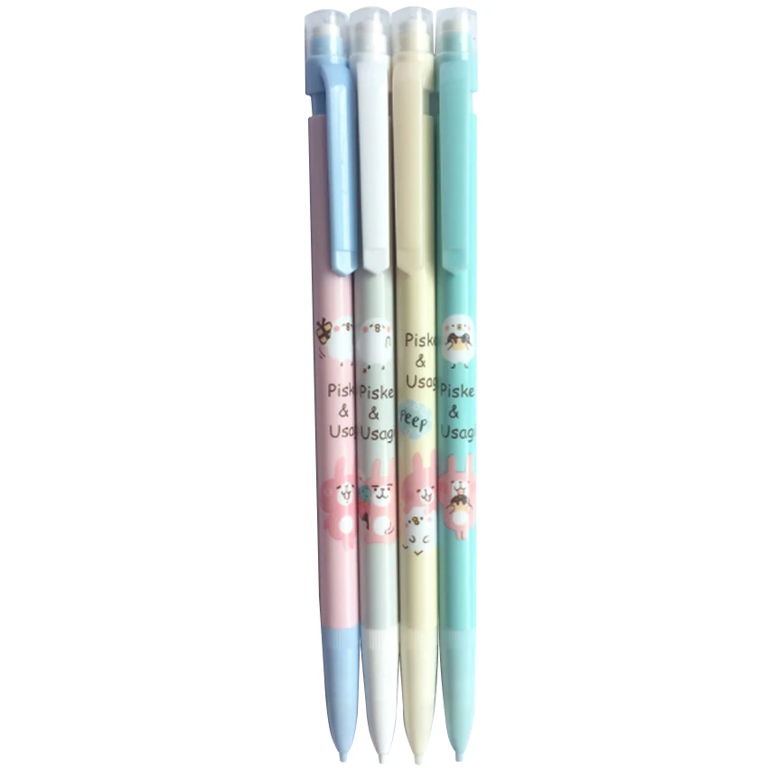 

30pcs/lot Kawaii Kana Hera Mechanical Pencil Automatic Pens For Kids Writing School Supplies Korean Stationery