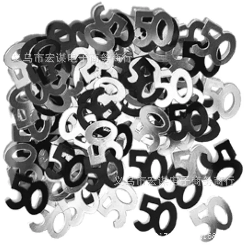 Birthday Numbers 18 30 40 Happy Birthday Confetti Party Wedding Decoration Sparkle Sequin Brithday Party Decoration DE21 (5)