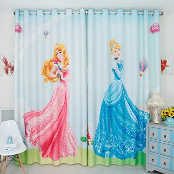 

Custom Window Curtains for Living Room Bedroom Nursery Kid Children Room Window Tulle Sheer Drapes Snowhite Pink Blue
