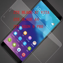 Для закаленного стекла для zte Blade A7 Vita A4 A620 Защитная пленка для экрана Защитный чехол для телефона чехол для zte Axon 9 Pro