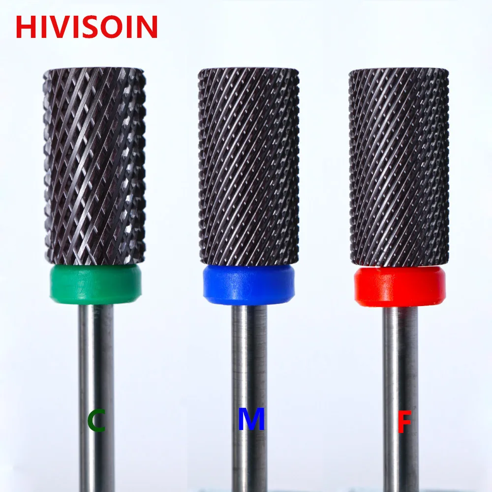 

Small Barrel Bit - BLACK - HIVISOIN - Ceramic Nail Drill Bit