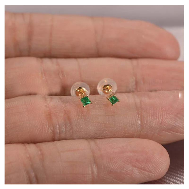 emerald earrings