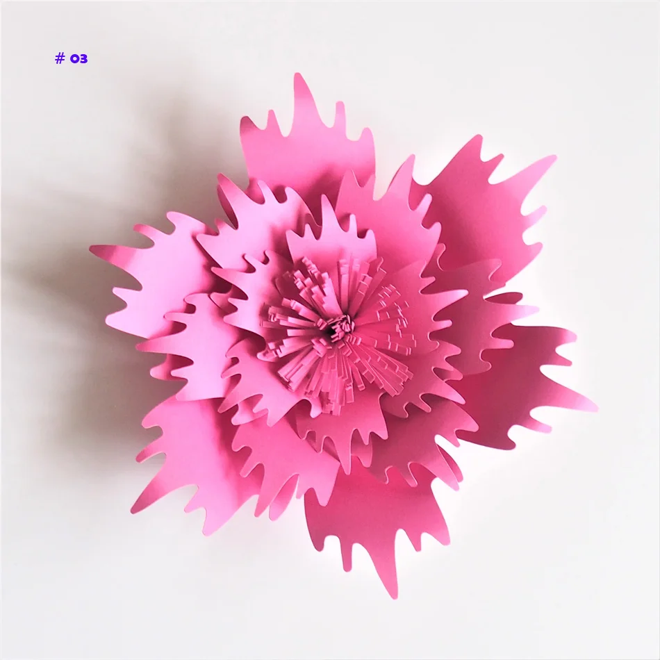

20cm-50cm DIY Paper Flowers Artificial Rose For Wedding & Event Backdrops Decorations Baby Nursery Wall Art Decor Craft Flower