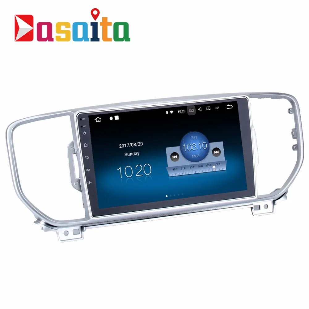 

Dasaita 9" Android 7.1 Car GPS Player Navi for Kia Sportage 2015-2016 with 2G+16G Quad Core No DVD Radio Multimedia HDMI Video