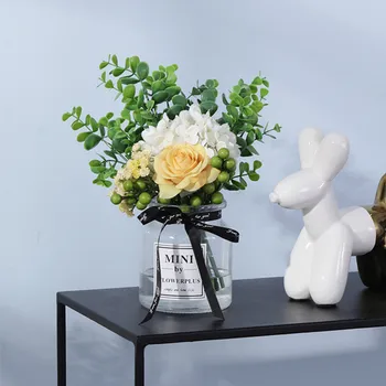 

Small Pure Flower Bouquet Home Decoration Artificial Flower Sitting Room Decoration Simulation Flower Table Decorative Flowers