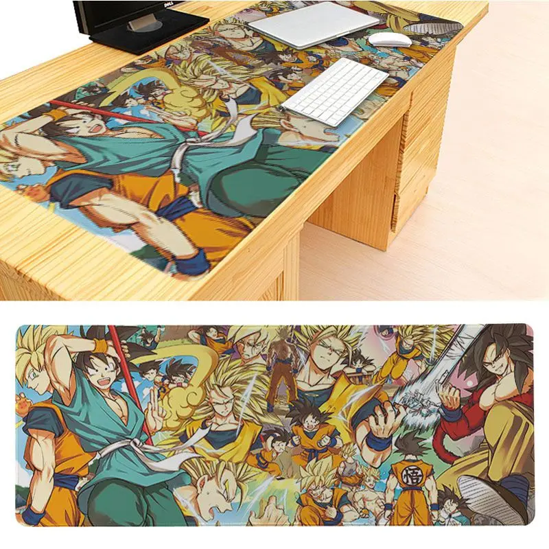 MaiYaCa Подарочный коврик для мальчика Dragon Ball Z batch of Gods красивый коврик для мыши из аниме размер для 30x90 см 40x90 см резиновые коврики для мыши - Цвет: 30X90cm