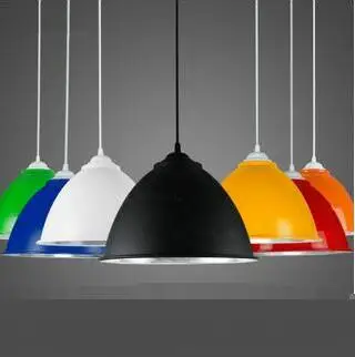 

Color simple Pendant Lights aluminum shell restaurant Internet cafes office personality bar Pendant lamp T0129