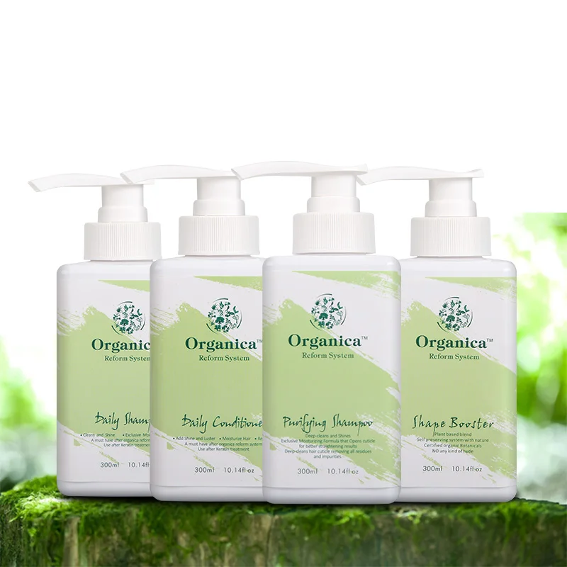 

11.11 Professional 4pcs 300ml Set Organic Natural hydrolyzed keratin hair treatment Shape and Repairing Hair Nice Smell Jasmine