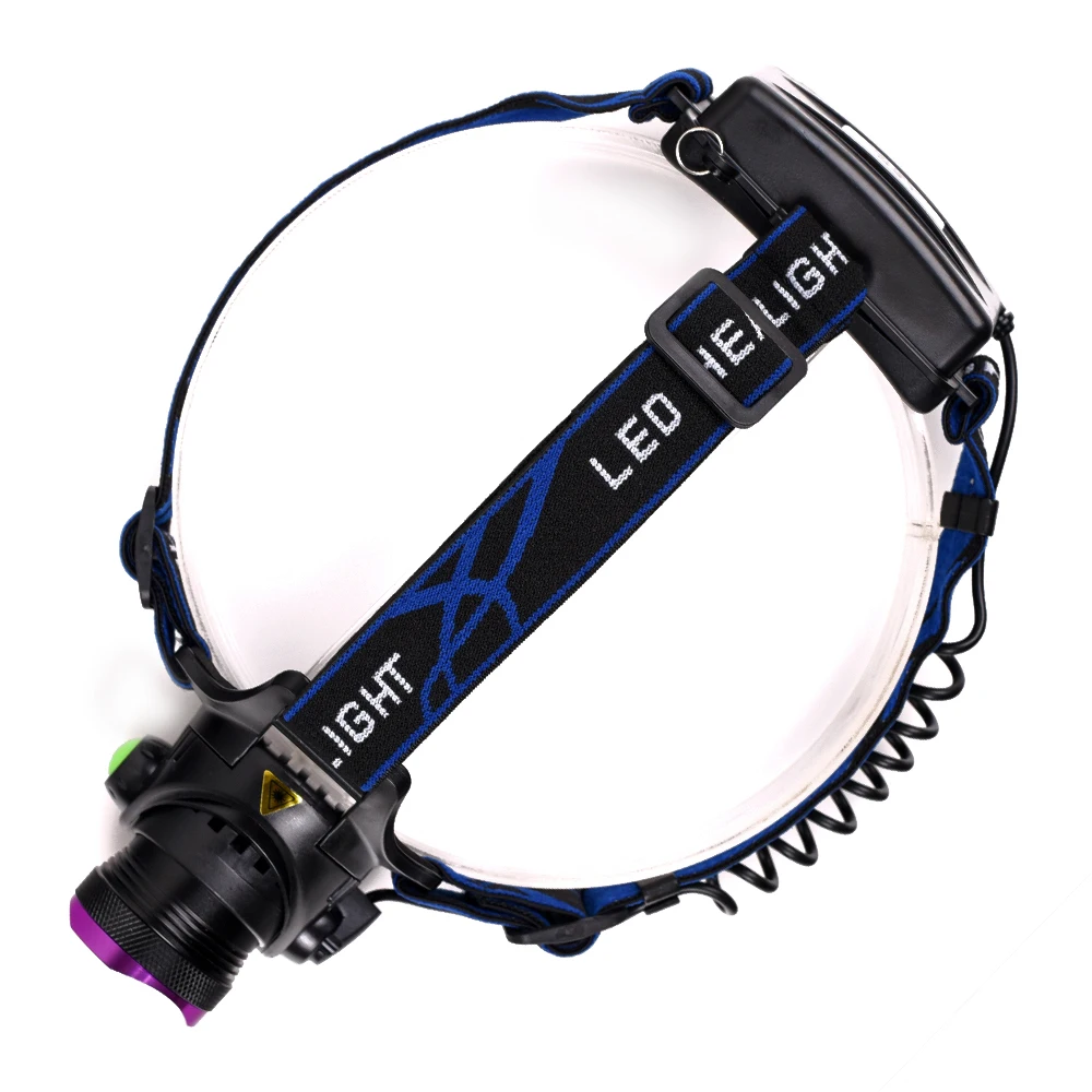 2000LM T6 Diving head lamp Waterproof Headlight Led Lighting led Headlamp flashlight light Torch + 26000mAh 18650 + US charger (8)