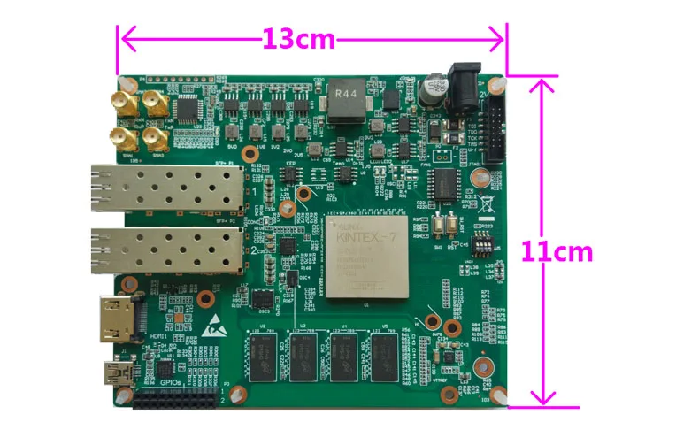 Xilinx FPGA Kintex7 Kintex-7 XC7K325T макетная плата с SFP+ 10G сетевой порт 256 Мбит флэш 2 Гбайт DDR3 HDMI