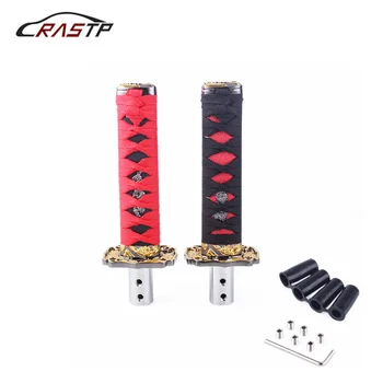 

Universal JDM Racing Samurai Sword Shift Knob Shifter Katana Metal Weighted Sport With 4 Adapters RS-SFN025-150mm