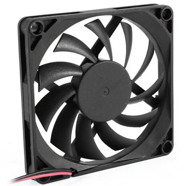 Best Offers 80mm 2 Pin Connector Cooling Fan for Computer Case CPU Cooler Radiator Computer Accessories CPU Cooling Fans