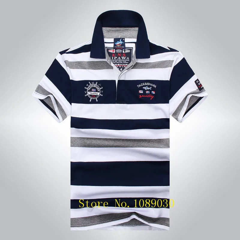 Tace&Shark Fashion Brand T shirt Men's Short Sleeve Summer male Top Tees Casual T-shirt For Man solid cotton Sharked men t shirt